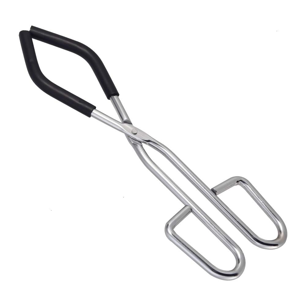 Laboratory Stainless Steel Beaker Clip Rubber Coated End Crucible Tongs Professional Grade 50 to