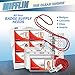 MIFFLIN-USA Lanyard (Red, 36 Inch, 100 Pack), ID Badge Lanyards, Round Woven Lanyards with J-Hook