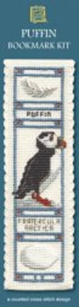 Textile Heritage Collection Cross Stitch Bookmark Kit - Puffin