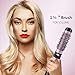 JOYYUM 1000W Hot Air Brush Styler Kit with 1 Inch & 1-1/2 Inch Brush Attachments, 2-in-1 Ionic Hair Dryer Brush for Styling & Frizz Control, Rose Goldthumb 2