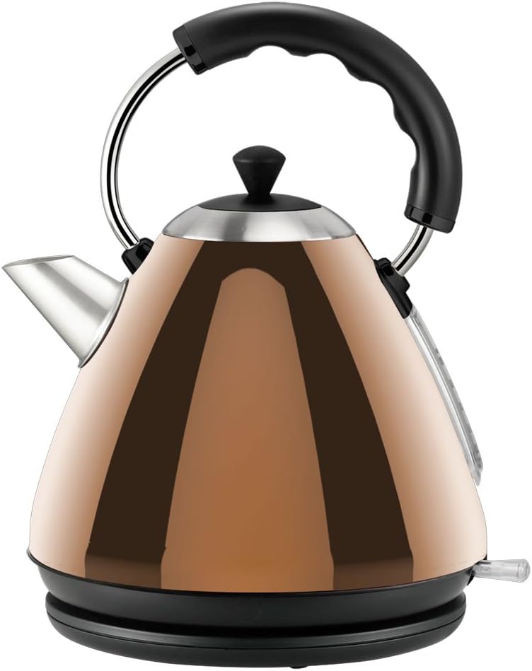 Dylex Cordless Electric Kettle, Fast Boil, 1.7L Copper Colour Amazon.co.uk Kitchen & Home