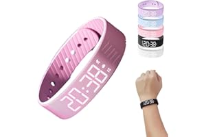 GENERIC Clock Watch, Wake-Up Alarm Pro Version Bracelet, 2025 Silent Vibration Wake Up Wristband for Deep Sleepers, Snooze Free Smart Watches for Men and Women (7)