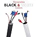 Homey Marketing Cable Management Sleeve Set,1 Adjustable 31