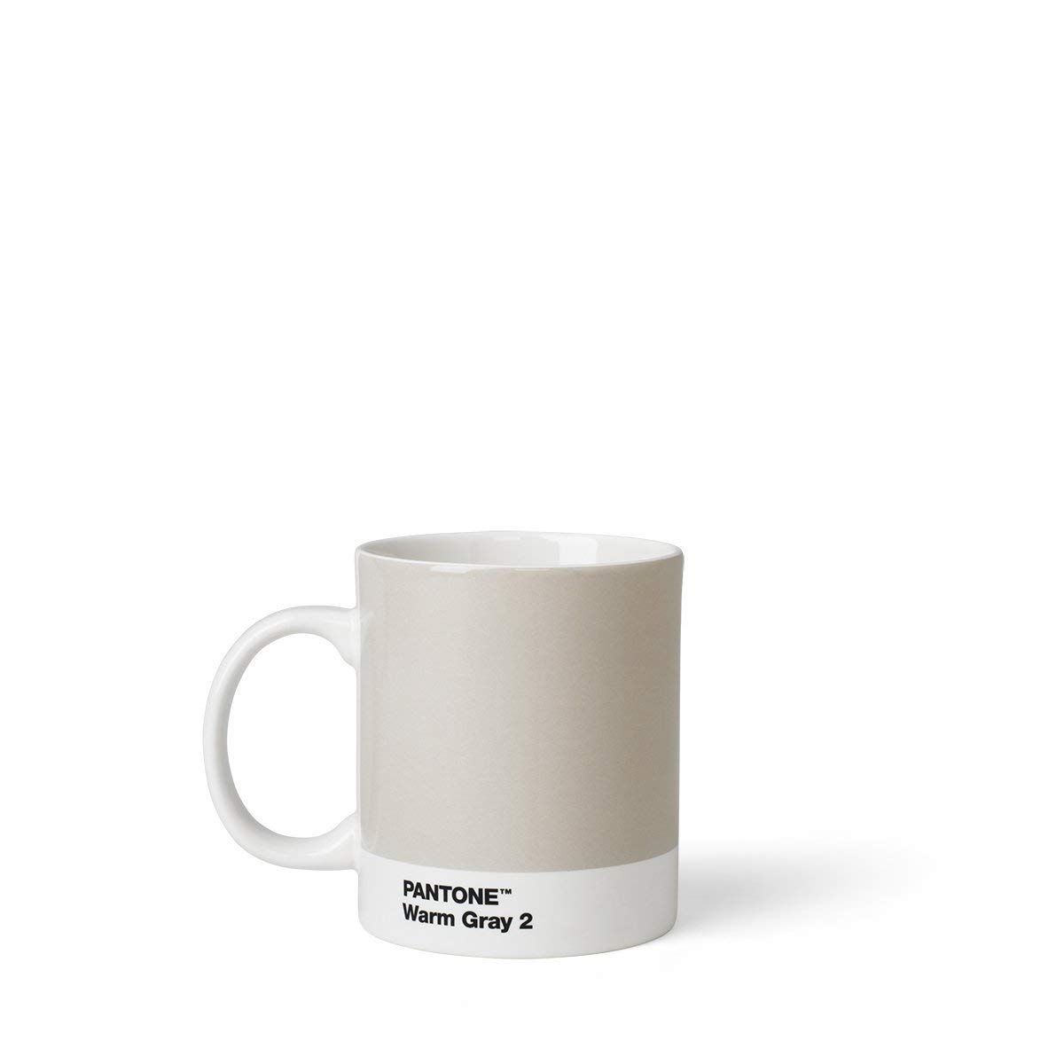Copenhagen Design Pantone Mug, Coffee/Tea Cup, fine China (Ceramic), 375 ml, Gray 2 C, Porcelain, Warm Grey, 1 Count (Pack of 1) — image 1
