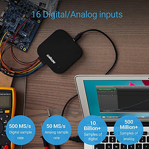 Logic Pro 16 (Black) Saleae 16Channel Logic Analyzer Compatible
