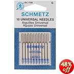 Euro-Notions Universal Machine Needles, 10-Piece