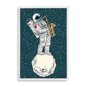 signwin Framed Canvas Wall Art Cartoon Children