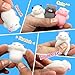 Mochi Squishy Toy 20-Pcs Pack - FREE Kawaii Panda Bag| Random Package of Mini Variety Animals Squishies Case| Cute Box of Animal Toy Set| Fun Birthday Present Idea for Girls + Boys Party Favor