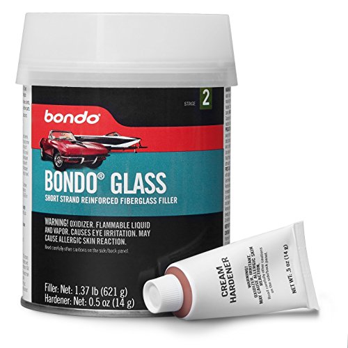 Bondo Glass, Short Strand Reinforced Fiberglass Filler, Stage 2, 1.37