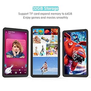 Tablet Android 9.0 7 Pollici - HAOQIN H7Pro Tablet PC 32GB Quad Core HD IPS Touch Display Dual Camera WiFi Bluetooth FM… - immagine 5