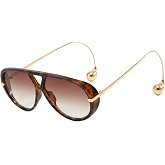 BOBUXLIIN Oversized Retro Aviator Sunglasses for Women Tangle Free Shades | BOBUXLIIN Large Retro Aviator Sunglasses for Women Classic UV400 Protection Metal Trendy Frame Shades 2026