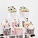 TWING Premium Acrylic Clear 4 Tier Cupcake Display Stand Wedding Cupcake Holder Dessert Display Square
