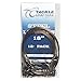 Tackle Crafters Stainless Steel Fishing Leaders - Pack of 12 Wire Leaders for Fishing Saltwater, Fishing Wire Leader, Steel Leader - Fishing Leaders with Swivels