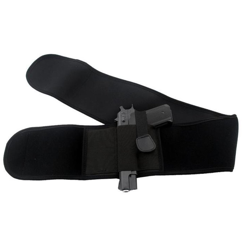 Concealed Carry Belly Band, Neoprene Gun Holster Fits Under Shirt and Clothing (5\