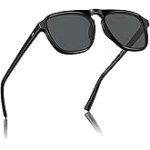 STGATN Retro Square Aviator Polarized Sunglasses for Men Women UV Protection Shades Classic Driving Glasses ST3475