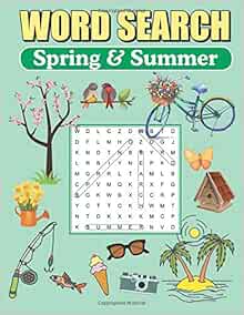 word search spring summer large print word find puzzles greater