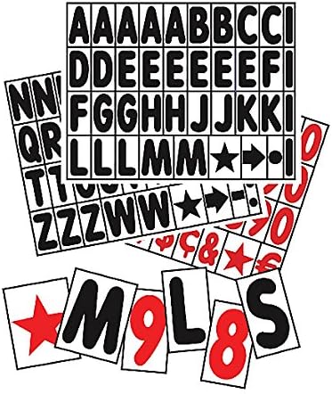 Set of 421-5" Tall Letters, Numbers & Symbols