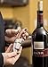Hicoup Wine Opener - Professional Corkscrews for Wine Bottles w/Foil Cutter and Cap Remover - Manual Wine Key for Servers, Waiters, Bartenders and Home Use - Stainless Steel With Rosewood