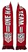 Official United States National Team Soccer Scarf- Red One Nation, One Team Scarf, One Size, Red