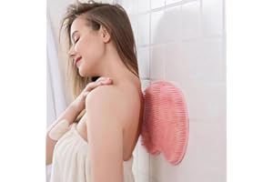 Shower Foot Scrubber Mat Non Slip Bath Massage Pad with Suction Cups Exfoliating Feet Cleaning Mat for Bathroom（P3,PK）