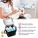 Update Material Baby Breastmilk Bottle Cooler Bag, GIKPAL Bottle Cooler Storage Tote Bag for Travel Or Work, Black (Fits up to Most 8 Oz. Bottles)