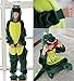 Beskie Kids Onesie Pajamas Unisex Dragon Halloween Costume with Slipper Age 2-10 Years