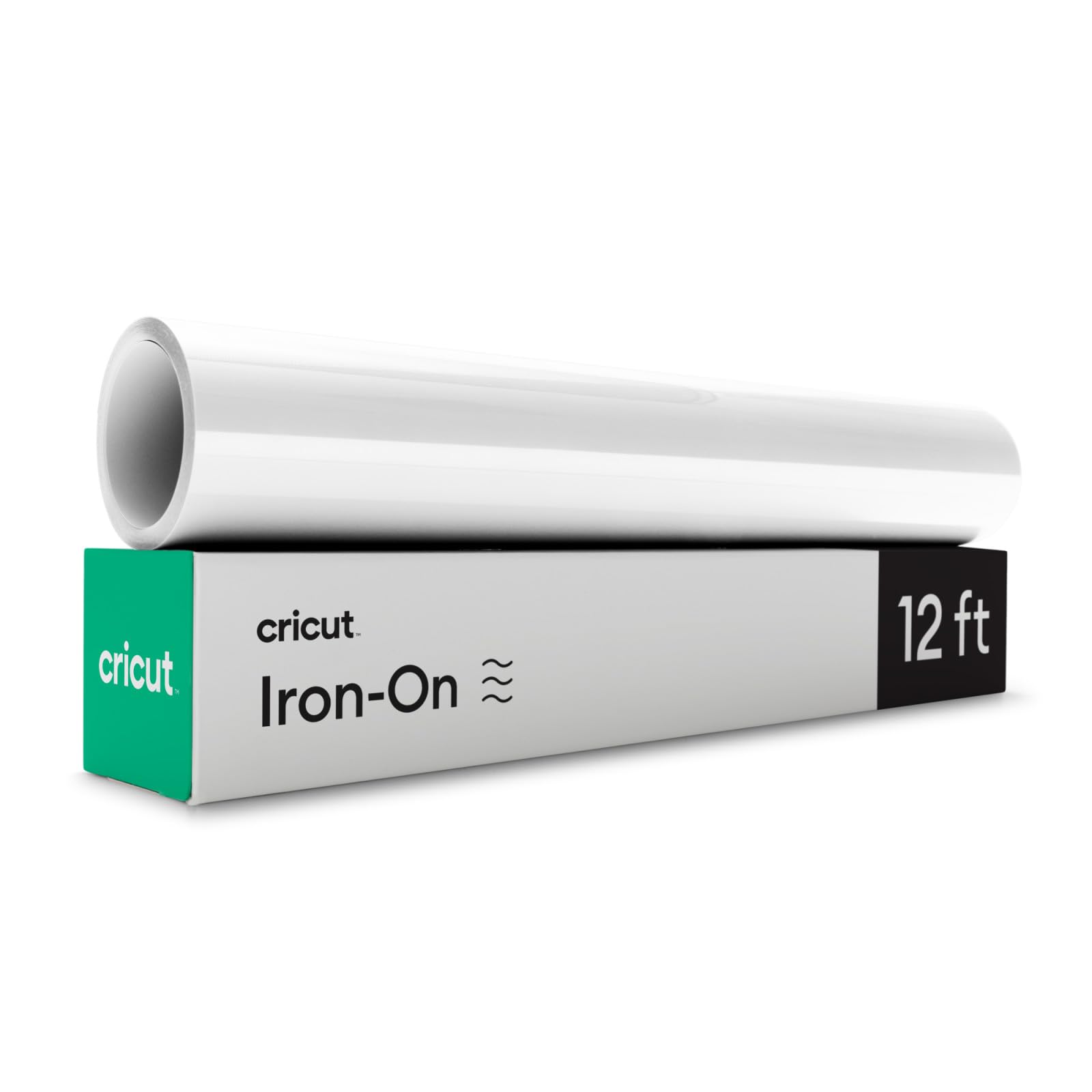 Cricut Everyday Iron On – 12” x 12ft – HTV Vinyl for T-Shirts – Use with Cricut Explore Air 2/Maker, StrongBond Guarantee, Outlast 50+ Washes, White
