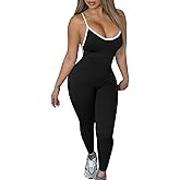 Memoriesea Women's Sexy Strappy Backless Jumpsuits Bodycon Rompers One Piece Outfits
