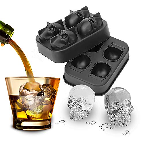DIY Werkzeug Schokoladenform Eiswürfelbereiter Whiskey Wein Cocktail Eiswürfel Schädel Kreative Eiswürfelform Eiscreme – Bild 6