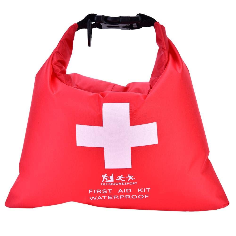Dilwe First Aid Kit Dry Bag, 1.2L Premium Waterproof First Aid Kit Emergency Dry Bag Sack for Outdoor Activities Camping Boating
