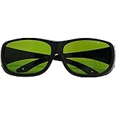 BLUETIMES 800-1100nm 1000-1090nm OD7+CE Laser Safety Goggles Laser Safety Glasses for IPL & Fiber Laser - Certified Protective Goggles for Hair Removal & Industrial Use (1-Pack) - UV/IR Protection