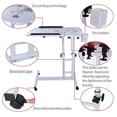 image for Anewoneson Big Sales Computer Desk Mobile Laptop Desk cart Projector B