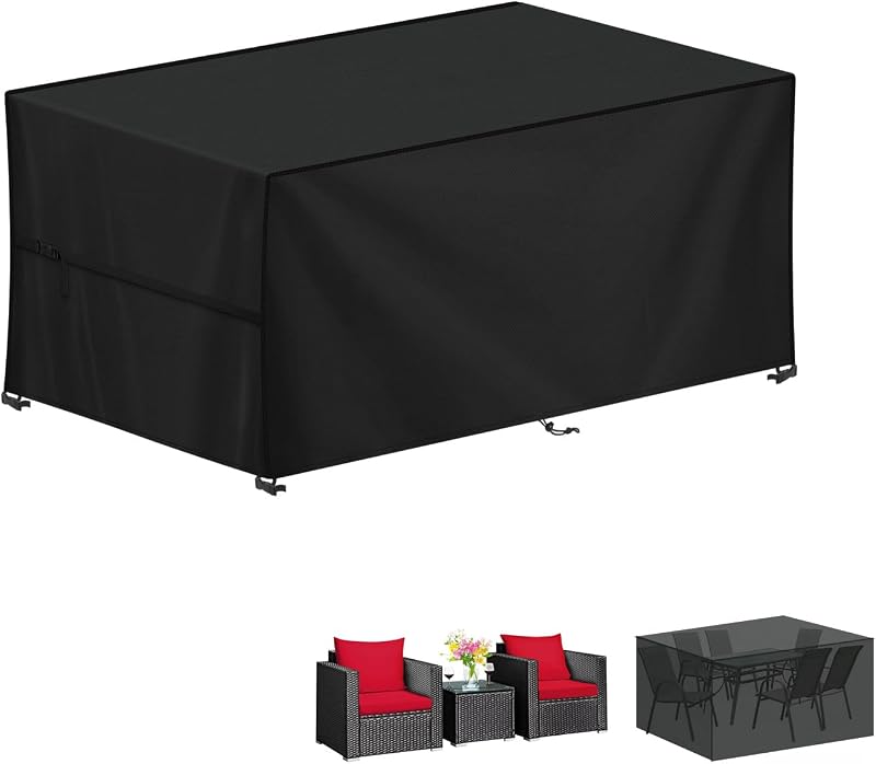 LAMUNI 150x90x90cm Garden Furniture Cover Waterproof 420D Oxford
