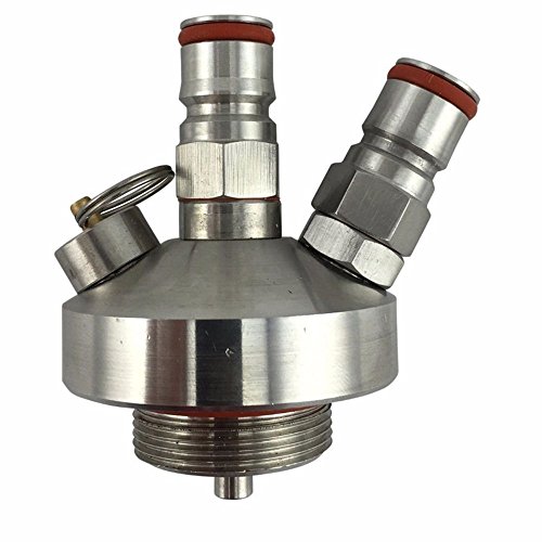 Highmoor Stainless Steel Keg Beer Dispenser Drink Dispenser Mini Keg Beer Growler Spear Tap Dispenser for Homebrew Spear Craft Growler Tools Beer Wine Tool