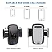 NOPNOG Car Vent Phone Mount Holder, Universal Cell Phone Cradle, Quick Release Button Flexible Adjustable Clips for iPhone 7/6/6S Plus Samsung Galaxy S7 / S6