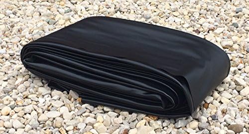 USA Pond Products' - 18x25 Black Pond Liner-18'W x 25'L (5.49m x 7.62m) in 20-mil Black PVC (0.50mm)-Fish/Plant Friendly for Koi Ponds, Streams & Water Gardens