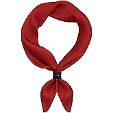 Rzmtaol Hair Bandana for Women and Girls, Lady's Head Scarf Set Solid Color Neck Scarves for Camping Dating Casual Office