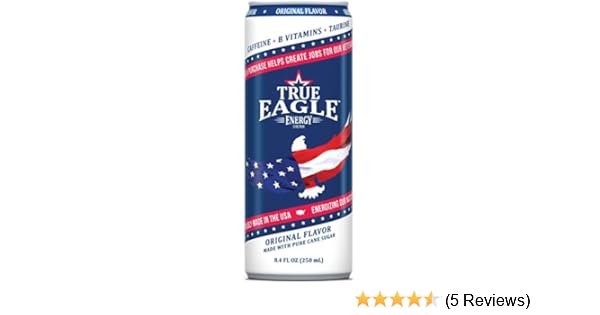 True Eagle Energy Drink Case Pack Of 84oz 250ml Cans 12 Total