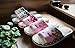 Bronze Times(TM Womens Premium Cartoon Cat Polka Dots Flax House Slipper (Pink S)