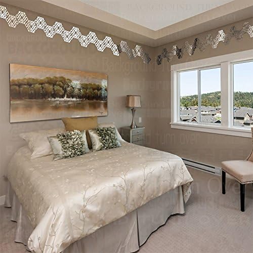 Linea De Cintura Estilo Chino Creativo Adhesivo Acrilico Espejo De