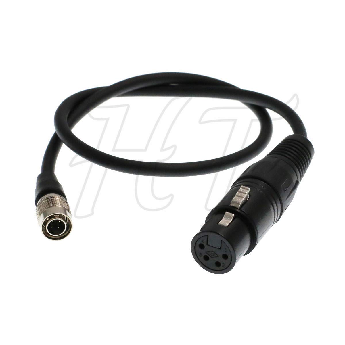 HT-cable DSLR Monitor Power Cable Hirose 4 Pin to XLR 4 Pin for SONY F55 F5 Camera
