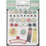 Echo Park Paper Yesterday Decorative Brads