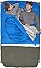 Sierra Designs Frontcountry Bed: Zipperless 35 Degree Synthetic Double Sleeping Bag, Blue/Grey