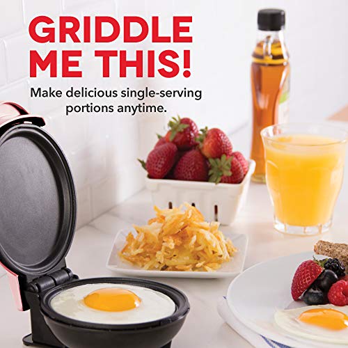 DASH Mini Maker Electric Round Griddle for Individual Pancakes, Cookies