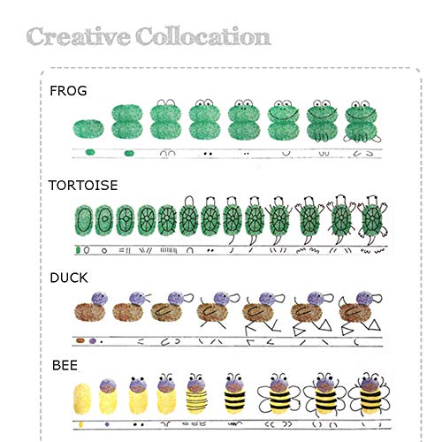20pcs Craft Ink Pad,Stamps Pads,20 Colors Rainbow Finger Ink Pads for Kids DIY as Gifts,for Stamps,Paper,Wood Fabric - Thumbnail 5