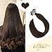 Ugeat Micro Loop Hair Extensions Real Human Hair Brown Micro Ring Hair Extensions Dark Brown Microbead Hair Extensions Human Hair Brown Micro Extensions Human Hair 50s 18 Inch #4