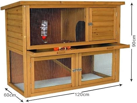double storey rabbit cage