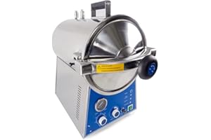 Superdental 24L High Pressure Stainless Steel Lab Table Top Steam Autoclave