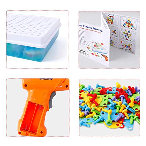 Children repair tools toy Disassembly Assembly Play Pretend Electric Drill House Model For Baby Early Learning Educational Toys