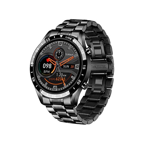 LIGE-Smart-Watch-for-Men-Bluetooth-Calls-Voice-Chat-Fitness-Tracker-with-Blood-Pressure-Heart-Rate-Sleep-Monitor13-Full-Touch-Screen-Activity-Trackers-IP67-Waterproof-Pedometer-for-iOS-Android LIGE Smart Watch for Men, Bluetooth Calls Voice Chat Fitness Tracker with Blood Pressure Heart Rate Sleep Monitor,1.3…